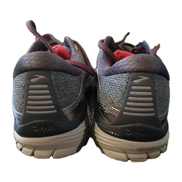 Brooks  Adrenaline GTS 18 Gray Pink Lace Up  Running Shoes Sneakers Size 10D - Picture 9 of 15